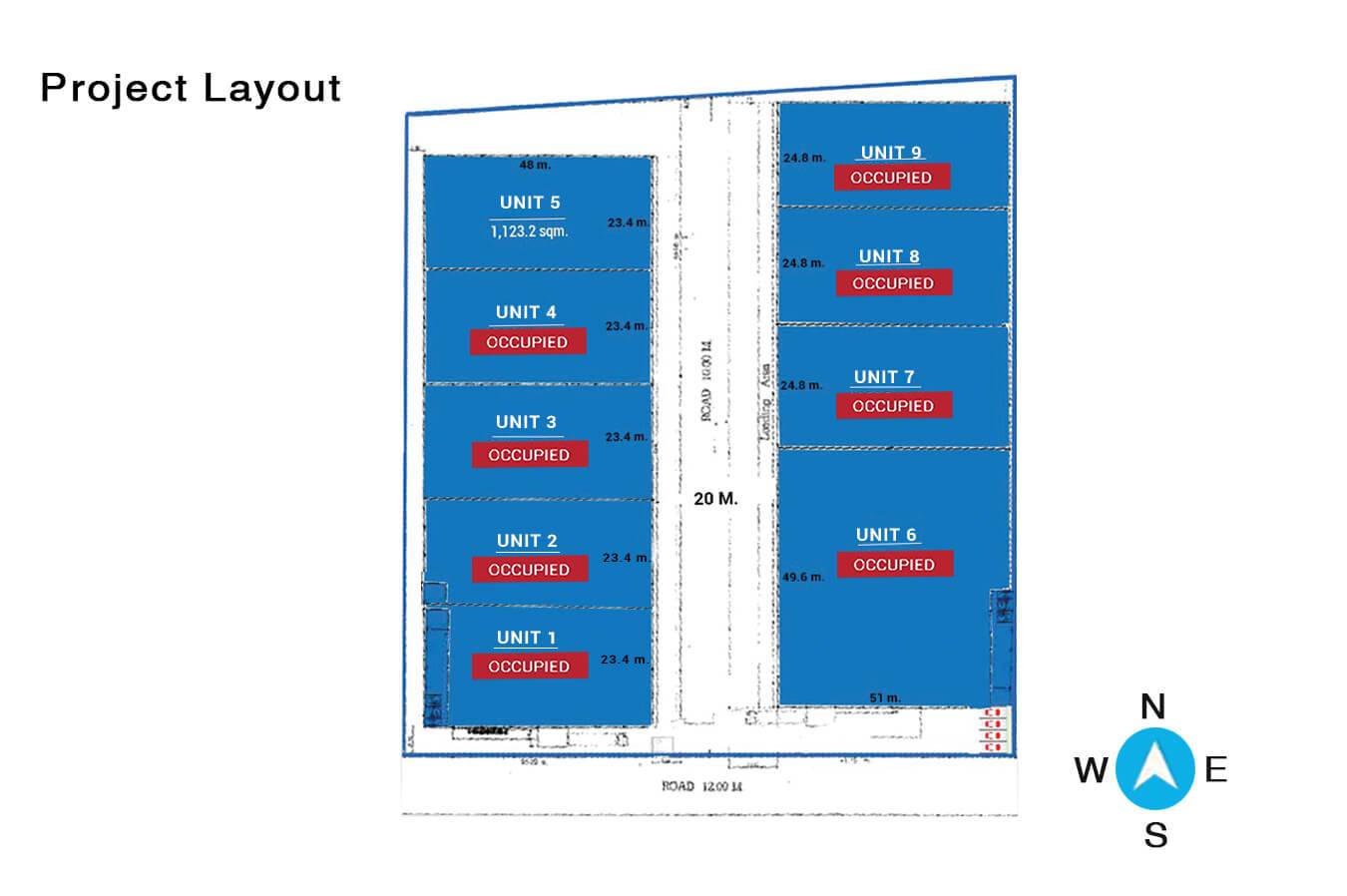 Thailand Factory for Rent Layout
